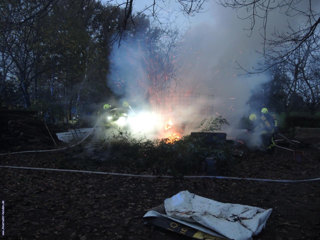 Feuer auf Lembecker Straße